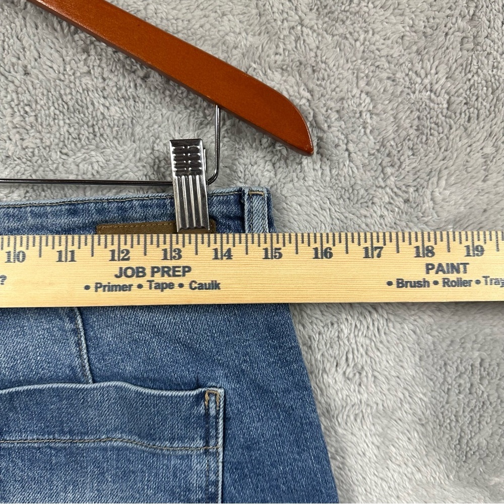 Sanctuary Denim High Rise Button Fly Crop Jeans Size 30 Raw Hem Barrel Fit - Picture 5 of 8